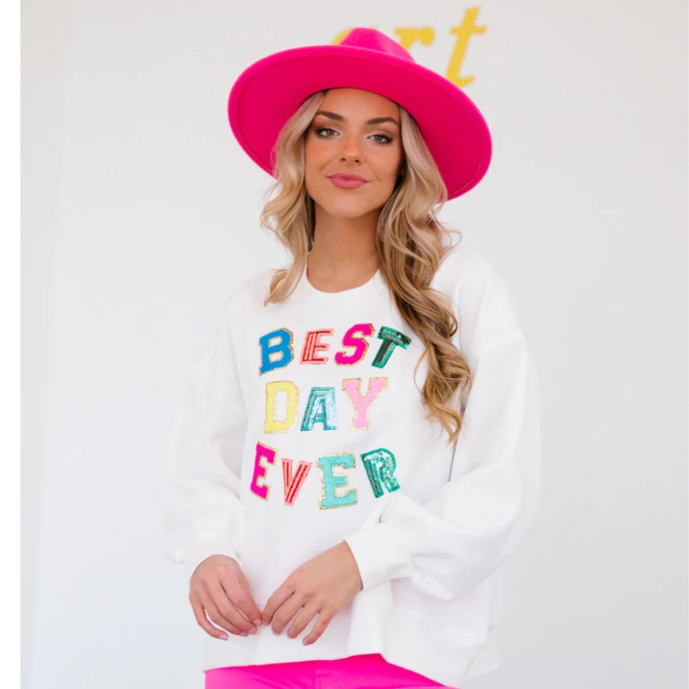 BEST DAY EVER Judith March sweatshirt XL